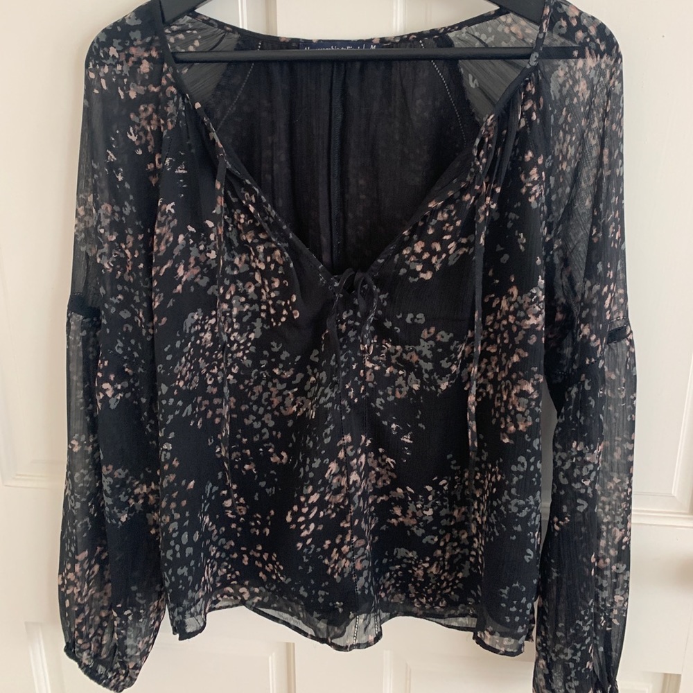 Abercrombie floral blouse